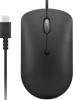 GY51D20875 Мышь Lenovo 400 черный оптическая (2400dpi) USB-C (3but)