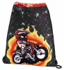 сумка для обуви hama motorbike 00139110 черный/красный 33x40см 1 отдел. б/карм. полиэстер