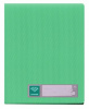 папка с 100 прозр.вклад. бюрократ crystal -cr100grn a4 пластик 0.7мм зеленый
