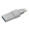 Флеш Диск Kingston 128Gb DataTraveler Bolt Duo C-USB3L-SR128-EN USB3.1 серебристый