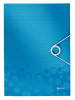 папка на резинке leitz wow 45990036 1 отдел. a4 полипропилен синий вмест.:150лист.