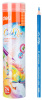 карандаши цв. deli ec00328 colorun трехгран. тополь 24цв. мет.туб. (24шт)