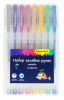 026179-08 набор ручек гелев. silwerhof цветландия metallic d=1.0мм кор.ев. (8шт) 8цв. с эффектом metallic