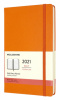 dhn112dc3 ежедневник moleskine classic large 130х210мм 400стр. оранжевый