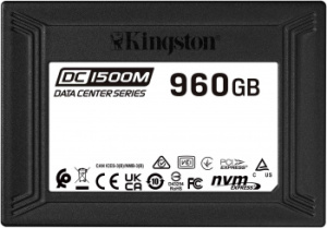 Накопитель SSD Kingston PCI-E 3.0 x4 960Gb SEDC1500M/960G DC1500M 2.5" 1.6 DWPD