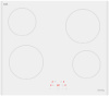 HK 60003 BW Встраиваемые электрические панели Korting/ Электрическая, Стеклокерамика, ширина 60см, сенсорное управление, 4 зоны нагрева, таймер, LED индикация