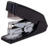 степлер настольный deli e0467black pro 24/6 26/6 (30листов) встроенный антистеплер черный 100скоб закрытый/открытый