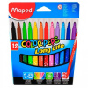 фломастеры maped 845020 color peps 12цв. коробка картонная