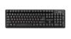 клавиатура sven standard 301 usb чёрная, 105 клавиш, красная кириллица, классич. раскладка, коробка цвет
