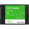 Твердотельный накопитель SSD WD Green 3D NAND WDS480G3G0A 480ГБ 2,5" SATA-III (TLC)