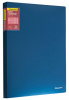 папка с 30 прозр.вклад. silwerhof perlen 292930-74 a4 0.75мм карман синий металлик