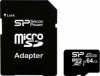 Флеш карта microSDXC 64Gb Class10 Silicon Power SP064GBSTXBU1V10SP + adapter