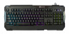 клавиатура oklick 721g sheriff черный usb multimedia for gamer led
