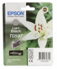 картридж струйный epson t0597 c13t05974010 светло-черный (13мл) для epson st ph r2400