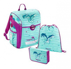 00138650 ранец step by step baggymax trikky dolphin 3 предмета