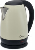 Чайник электрический Midea MK-8041 1.7л. 2200Вт слоновая кость (корпус: нержавеющая сталь)