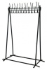 Вешалка напольная Титан Алла-22 0301 черный наконечники черный крючки двойные
