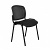 ВИКИ/B/15-21 Стул Бюрократ Вики черный 15-21 сетка/ткань на ножках металл черный