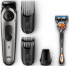 81679712 Триммер Braun BT5060 серебристый (насадок в компл:2шт)