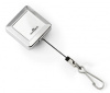 рулетка для бейджа durable 8328-23 80см карабин квадратный металл хром (упак.:1шт)