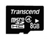 флеш карта microsdhc 8gb class4 transcend ts8gusdc4 w/o adapter