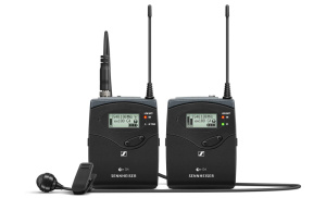 113222 Радиосистема [507621/509511] Sennheiser [EW 122P G4-A], 516-558 МГц, 20 каналов, накамерный приемник EK 100 G4, поясной передатчик SK 100 G4, петличны