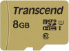 TS8GUSD500S Карта памяти Transcend 8GB UHS-I U1 microSD with Adapter, MLC
