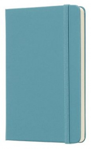 блокнот moleskine classic qp012b35 pocket 90x140мм 192стр. нелинованный твердая обложка голубой