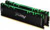 Модуль памяти Kingston KF432C16RBAK2/16 FURY Renegade RGB 16GB Kit (2x8GB), DDR4-3200, CL16 DIMM, 1Gx8