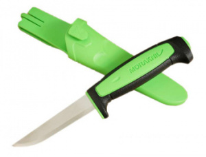Нож Morakniv Basic 511 Limited Edition 2019 (13466) стальной разделочный лезв.91мм прямая заточка салатовый/черный