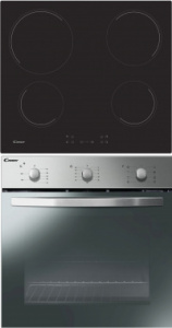 33900651 Встраиваемый комплект Candy FCP602X/ECH64CC нержавеющая сталь/черный