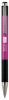 ручка шариков. автоматическая zebra 301a (26347) розовый d=0.7мм син. черн. сменный стержень резин. манжета