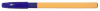ручка шариковая cello trimate grip (trig-21b) однораз. 0.7мм треугол. резин. манжета желтый черные чернила