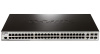 d-link des-3200-52/c1b, 48-port 10/100mbps + 2 combo 1000base-t/sfp + 2 sfp l2 management switch 16k mac address, 4k of 802.1q vlan support, qos  supp