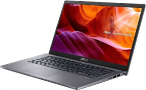 ноутбук asus x409fa-bv593 core i3 10110u 4gb ssd256gb intel uhd graphics 14" tn hd (1366x768) noos grey wifi bt cam (90nb0ms2-m09210)