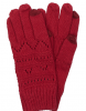 Теплые вязаные перчатки
