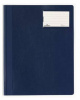 папка-скоросшиватель durable 2500-07 a4+ карм.на лиц.стор. пвх темно-синий