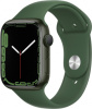 смарт-часы apple watch series 7 a2474 45мм oled корп.зеленый рем.зеленый (mkn73ll/a)