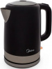 1077418 Чайник электрический Midea МК-8053 1.7л. 2200Вт черный (корпус: нержавеющая сталь)