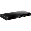 d-link dms-1100-10ts/a1a, l2 smart switch with 8 2.5gbase-t ports and 2 10gbase-x sfp+ ports.16k mac address, 80gbps switching capacity, 802.3x flow c