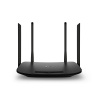 archer vr300 маршрутизатор/ ac1200 wi-fi vdsl/adsl modem router, 802.11ac/a/n/g/b, 867mbps at 5ghz + 300mbps at 2.4ghz, 4 fe ports, 4 fixed antennas, tether app,