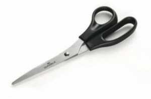 ножницы durable 1773-01 универсальные 220мм ручки пластиковые нержавеющая сталь черный