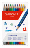 карандаши цв. carandache 1288.312 fancolor акварель. шестигран. дерево мет.кор. (12шт)