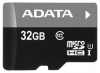Карта памяти MICRO SDHC 32GB W/ADAP. AUSDH32GUICL10-RA1 ADATA