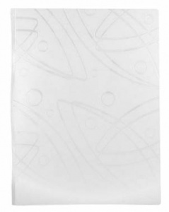 папка метал.зажим бюрократ galaxy -ga07cwt a4 пластик 0.7мм белый