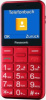 kx-tu150rur мобильный телефон panasonic tu150 красный моноблок 2sim 2.4" 240x320 0.3mpix gsm900/1800 mp3 fm microsdhc max32gb