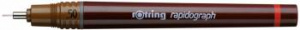 рапидограф rotring 1903240 0.5мм съемный пишущий узел/сменный картридж