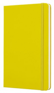 блокнот moleskine classic qp062m18 large 130х210мм 240стр. нелинованный твердая обложка желтый