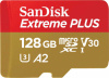 SDSQXBZ-128G-GN6MA Флеш-накопитель Sandisk Карта памяти SanDisk Extreme Plus microSDXC 128GB + SD Adapter + Rescue Pro Deluxe 170MB/s A2 C10 V30 UHS-I U3