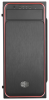 Корпус COOLER MASTER MasterBox E500L w/ full window side panel MidiTower без Б/П ATX MicroATX MiniITX Цвет черный / красный MCB-E500L-KA5N-S01